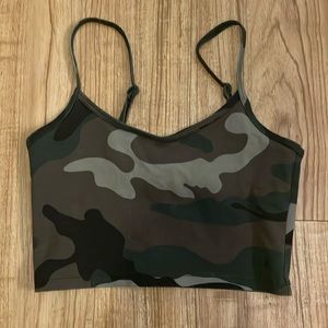 Aritzia TNA camo tank top